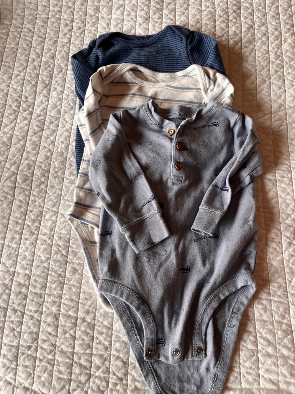 Carter’s Long-Sleeve One-Piece Bodysuit -  9 months